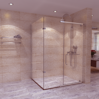 Phòng tắm kính mang những ưu điểm nổi bật cho không gian phòng tắm