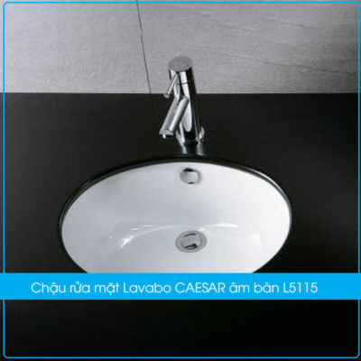 Chậu rửa mặt Lavabo CAESAR âm bàn L5115