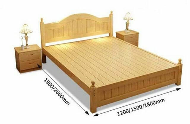 Các mẫu giường kích thước 2m 2m2 đẹp