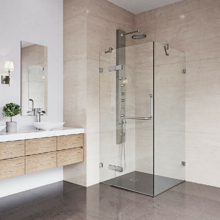 Những ưu điểm nổi bật của vách kính phòng tắm nhỏ