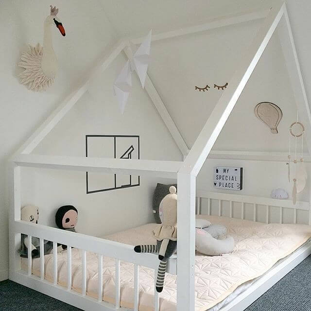 Kích thước giường đôi cho bé