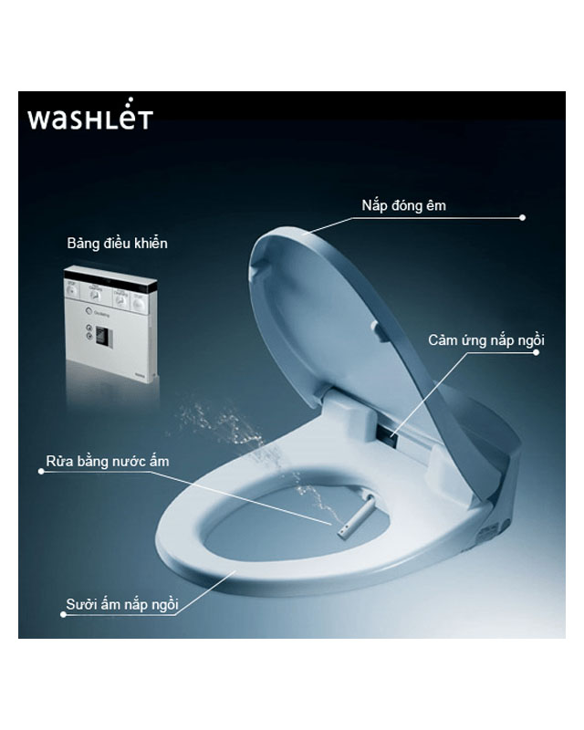 Tính năng nổi bật của nắp rửa điện tử WASHLET TOTO TCF4911Z 