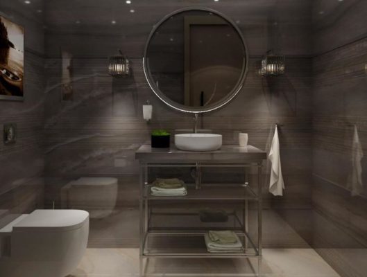 Thay đổi loại gương có thể khiến nhà vệ sinh trở nên cuốn hút hơn