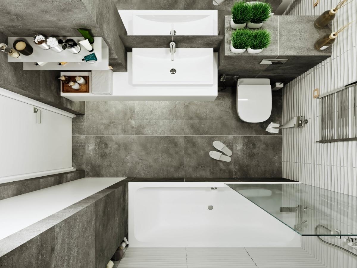 Lựa chọn đồ nội thất phù hợp và cách bài trí hợp lý giúp tối ưu không gian nhà tắm