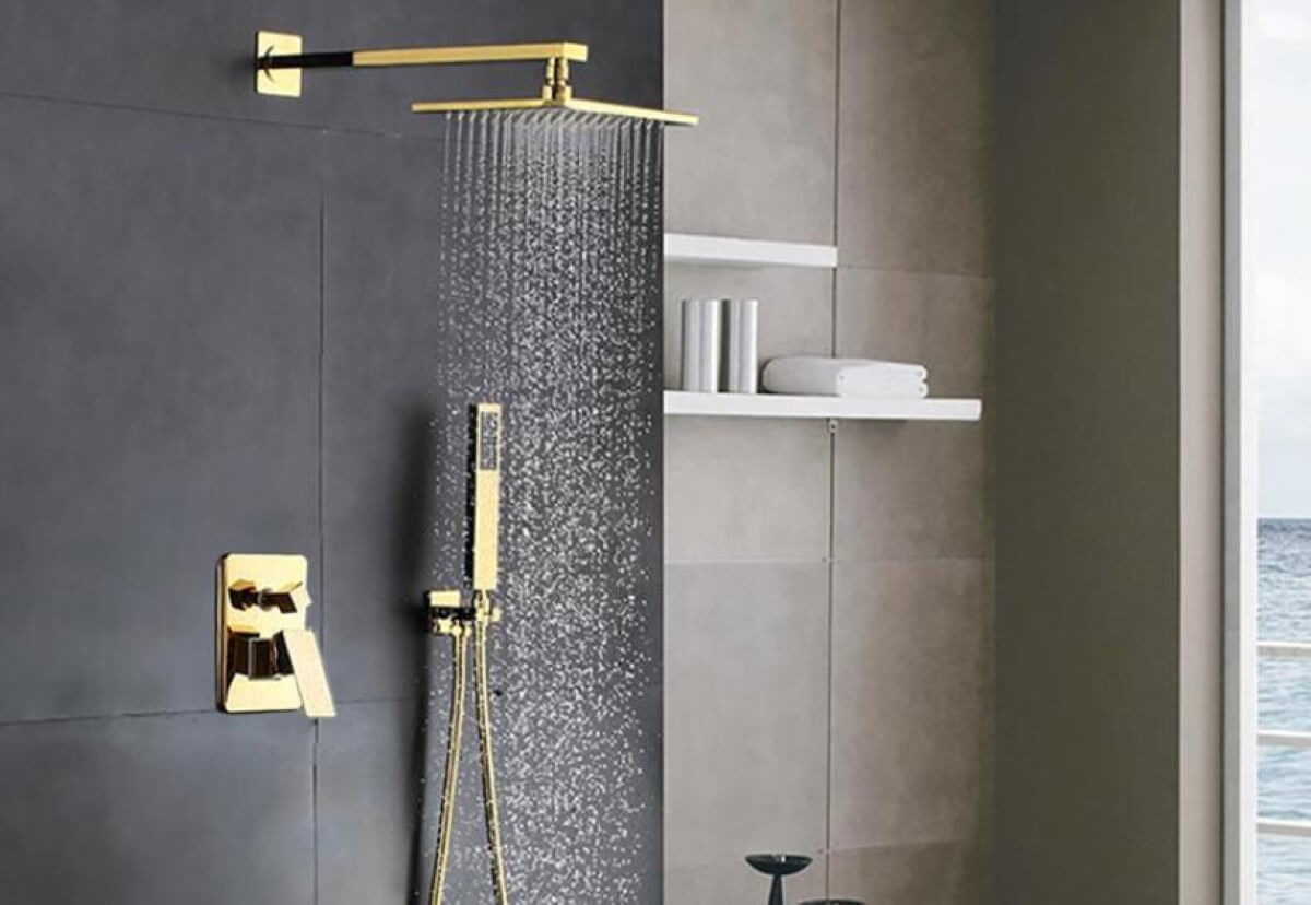 Sen tắm âm tường có thiết kế độc đáo